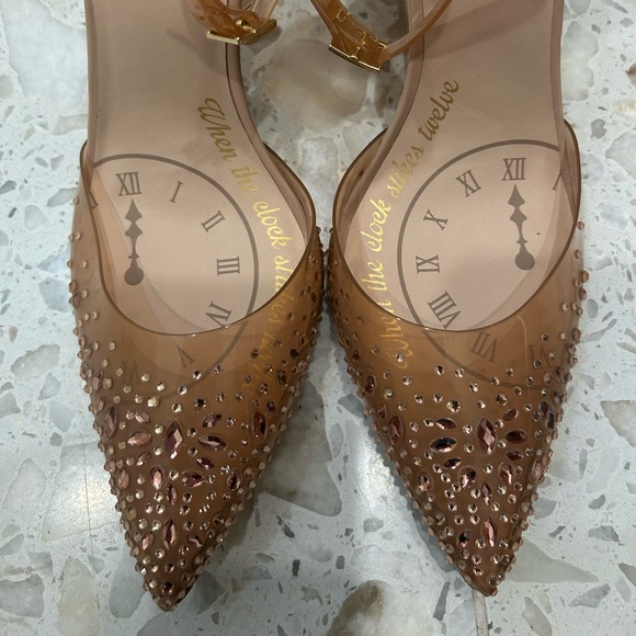 Disney Cinderella x Aldo Rhinestone “Glass Slipper”  Heels Limited Addition POC - Picture 11 of 12